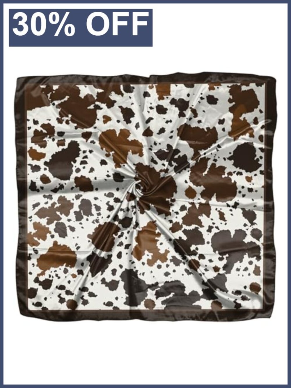 Silk Feeling Satin Square Scarf 27.5in Hair Wrap Headwear